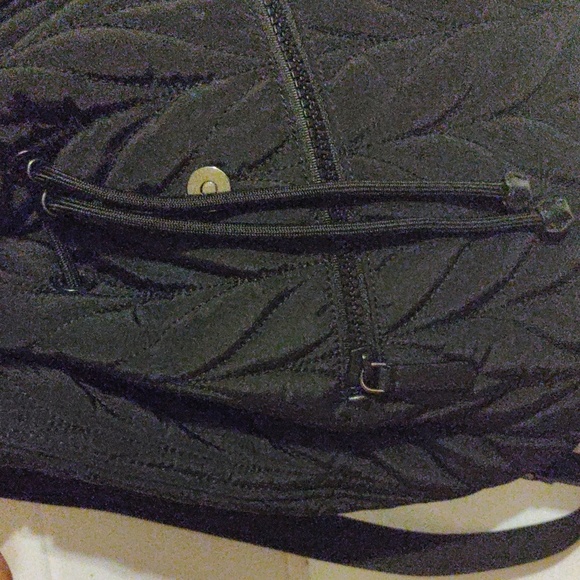 KATE SPADE ELLIE LARGE FLAP BACKPACK BLACK QUILTED - Picture 7 of 13